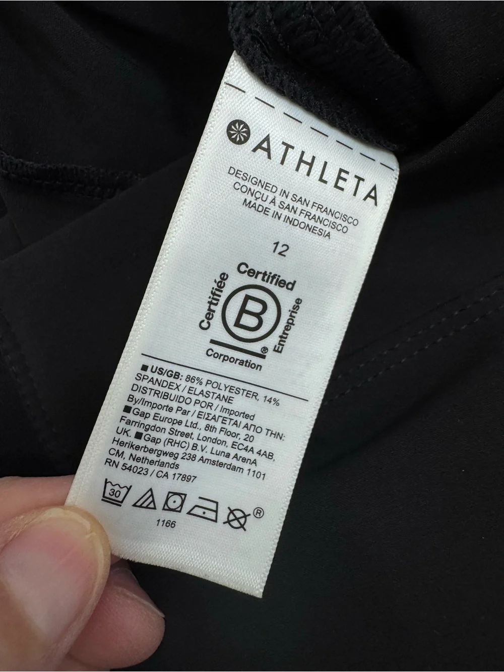 Athleta Brooklyn Jogger Pant Black comfortable lightweight Sz 12